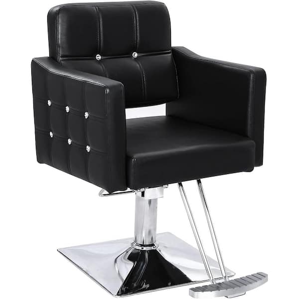 Hair Salon Chair Hydraulic Barber Chair for Home Barbershop Black Styling Hairdressing Beauty Spa Equipment