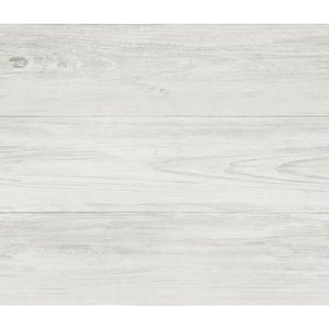 Mapleton Grey Faux Wood Grey Wallpaper Sample