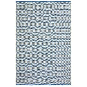 Inside-Out Blue 5 ft. x 8 ft. Indoor/Outdoor Area Rug