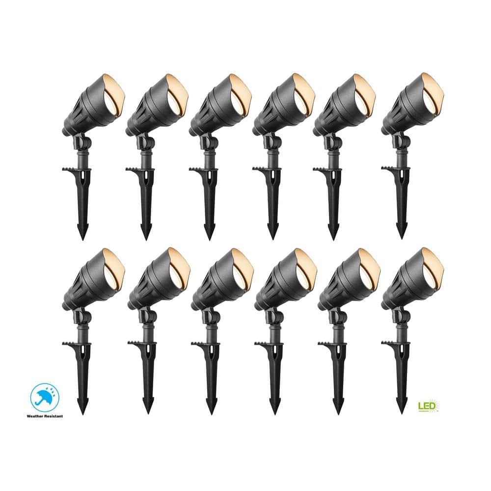 Have a question about Hampton Bay 9.8-Watt Millennium Black Outdoor  Integrated LED Landscape Flood Lights with Adjustable Light Color (12-pack)?  Pg The Home Depot