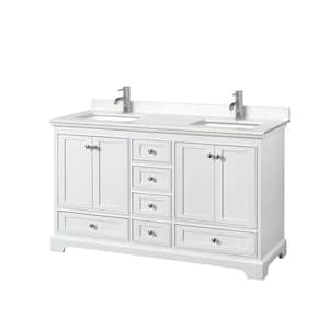Wyndham Collection Beckett 42 in. W x 22 in. D Single Vanity in Dark Blue  with Cultured Marble Vanity Top in Carrara with White Basin  WCG242442SBLCCUNSMXX - The Home Depot