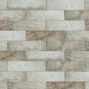 Americana Boston Brick Downtown 2-1/2 in. x 10 in. Porcelain Floor and Wall Tile (5.13 sq. ft./Case)