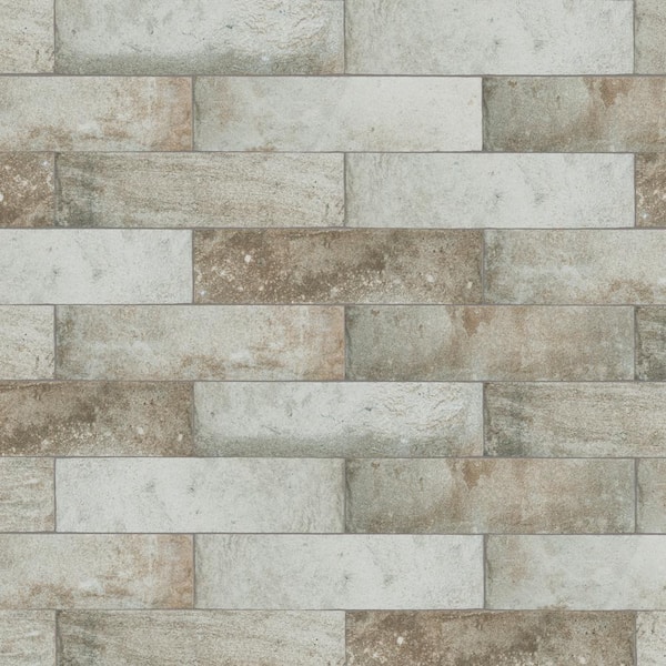 Merola Tile Americana Boston Brick Downtown 2-1/2 in. x 10 in. Porcelain Floor and Wall Tile (5.13 sq. ft./Case)