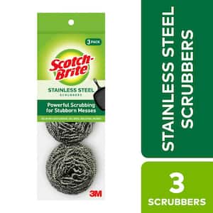 Stainless Steel Scrubbing Pad (3-Pack)