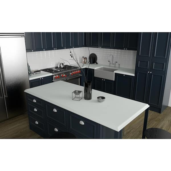 HI-MACS Solid Surface Countertop Sample in Gemini LG-VW01-HM - The