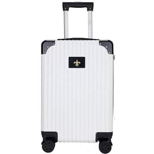 New Orleans Saints premium 2-Toned 21" Carry-On Hardcase in White