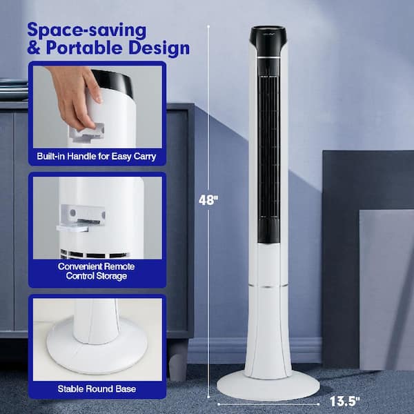 扇風機・サーキュレーター BLADELESS FAN Amazon.com: Simple Deluxe 27 Inch Bladeless Tower Fan with
