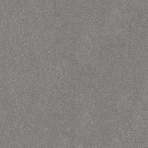 Blakely II - Tin-Gray 15 ft. 52 oz. High Performance Polyester Texture Installed Carpet