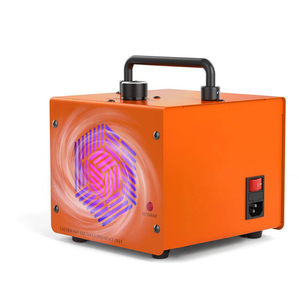 10000 sq. ft. High Capacity HEPA-True Ozone Generator in Orange with Fan and Timer for Smoke, Car and Pet Room