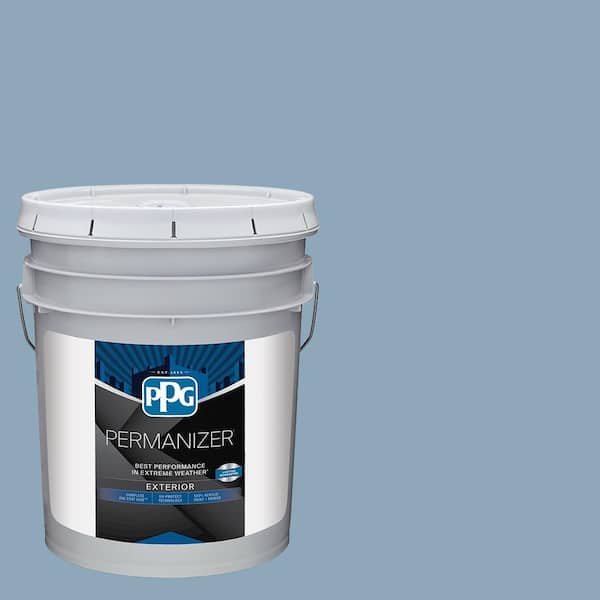 5 gal. PPG1155-5 Dresden Dream Satin Exterior Paint
