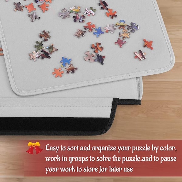 Puzzle Board Jigsaw Mat Smooth Puzzle Plateau Functional Sturdy