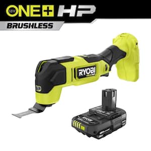 ONE+ HP 18V Brushless Cordless Oscillating Multi-Tool with 2.0 Ah Compact Battery