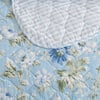 Laura Ashley Peony Garden 3-Piece Blue Reversible 100% Cotton King