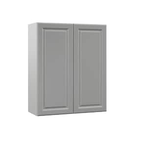Designer Series Elgin Assembled 30x36x12 in. Wall Kitchen Cabinet in Heron Gray
