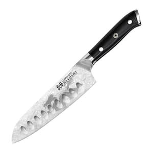 KIYOSHI 6.5 in. Steel Full Tang Santoku Knife