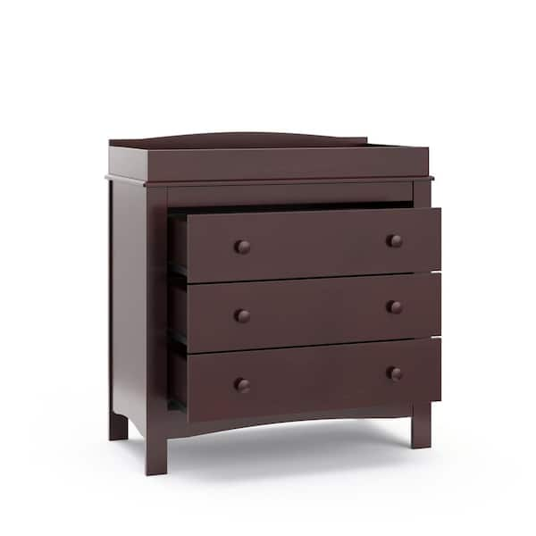 3 drawer dresser with changing top