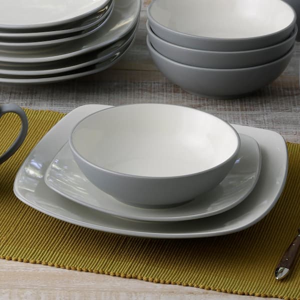 Corelle Square Pure White 22 oz. Bowl Set 1114607 - The Home Depot