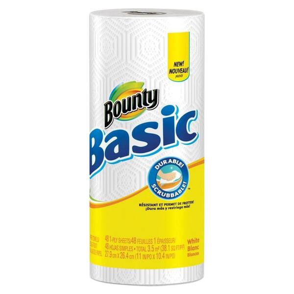 Bounty 11 in. x 10.40 in. Paper Towels 1-Ply (48 Sheets Per Roll)