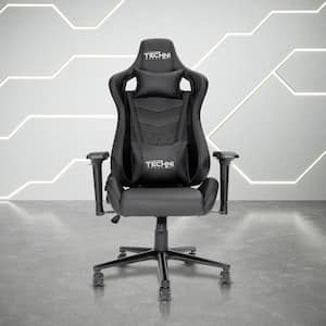 Techni Sport Ergonomic Black High Back Racer Style Video Gaming
