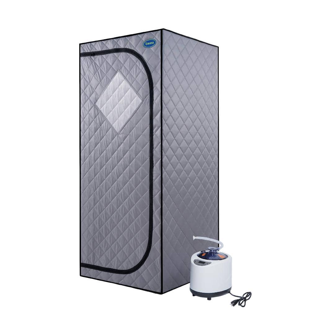 Comfort Heat Pro 1-Person Indoor Full Size Gray Portable Steam Sauna Tent with Steam Generator and Foldable Chair price history on PriceWatchPro