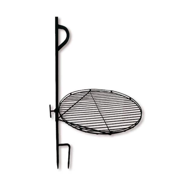 BACKYARD EXPRESSIONS PATIO · HOME · GARDEN Backyard Expressions Portable Charcoal Campfire Grilling Stake in Black