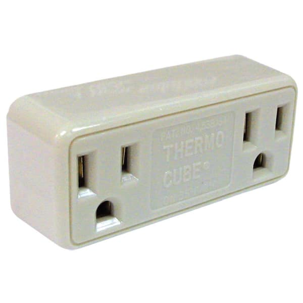 Cadet Freezebuster FB3/TC3 Thermocube Ivory In-Line Limiting Plug-In Freeze Protection Thermostat