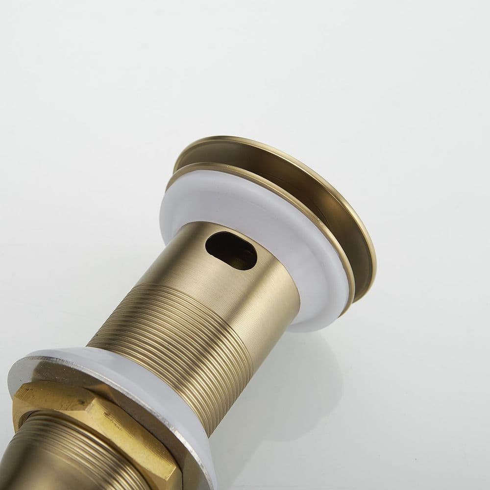 Brushed Gold Bathroom Sink Pop-Up Drain Assembly