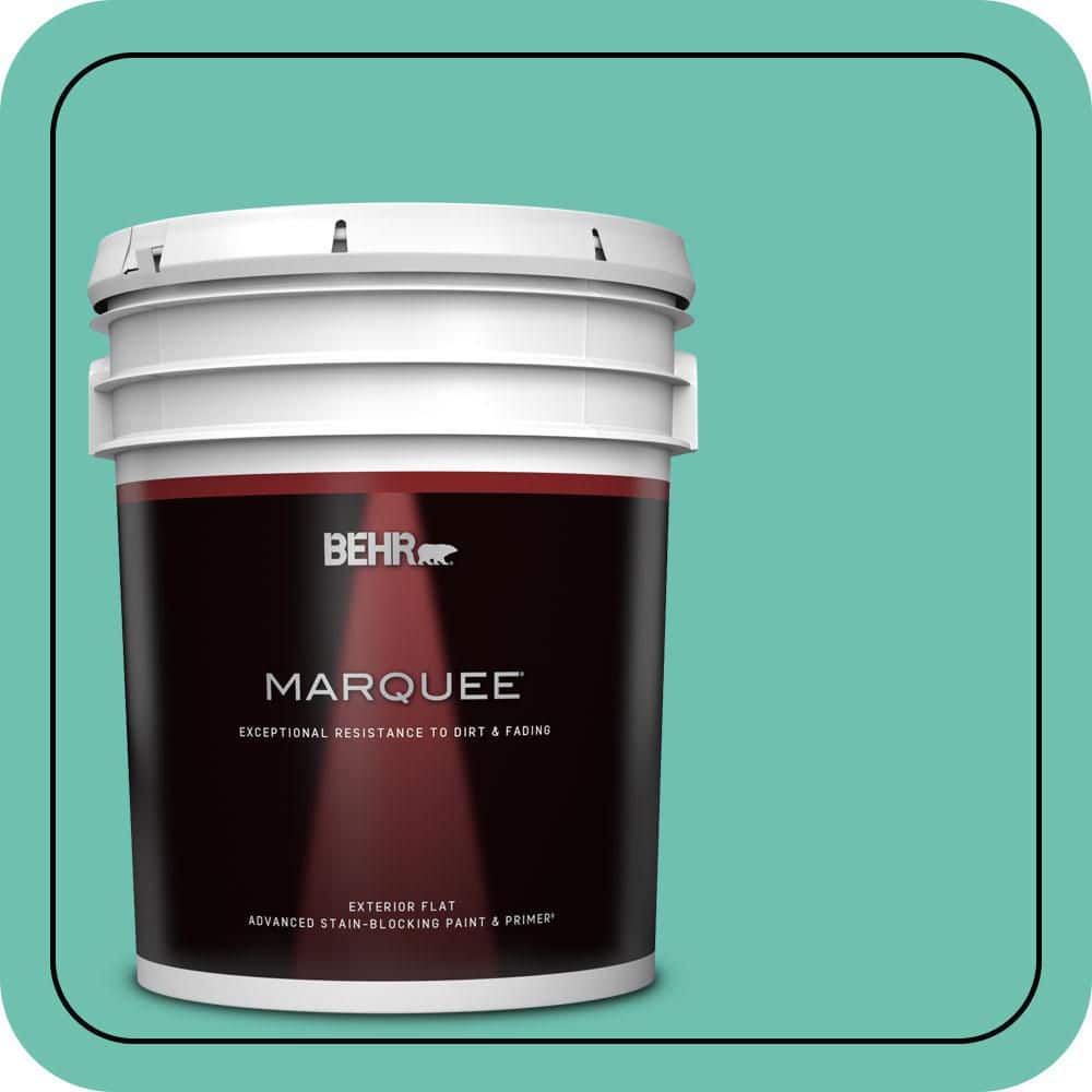 BEHR MARQUEE 5 gal. #P440-4 March Aquamarine Flat Exterior