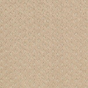 8 in. x 8 in. Pattern Carpet Sample - Lilypad -Color Beach Pebble