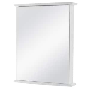 22 in. W x 27-5/8 in. H Fog Free Frameless Surface-Mount Bathroom Medicine Cabinet in White