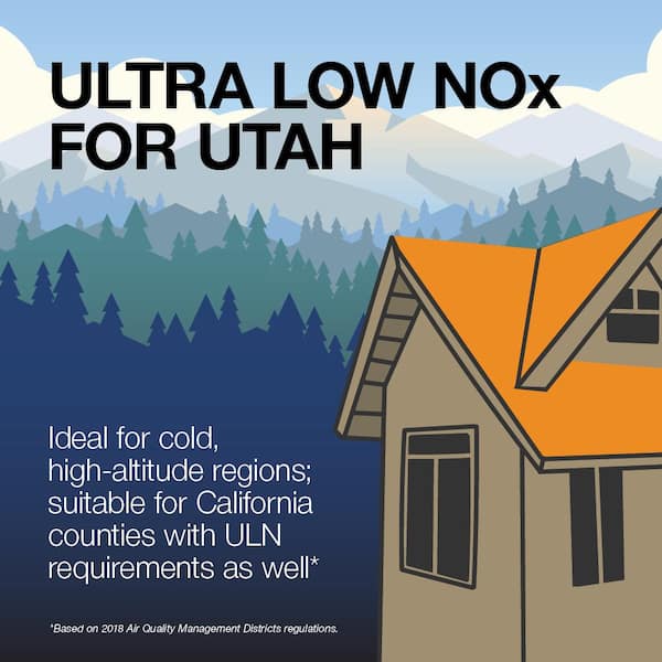 Rheem Performance Platinum 50 Gal. Tall 12 Year 38,000 BTU Ultra Low NOx  (ULN) Natural Gas Tank Water Heater - Utah Version XG50T12EN38U1 - The Home  Depot