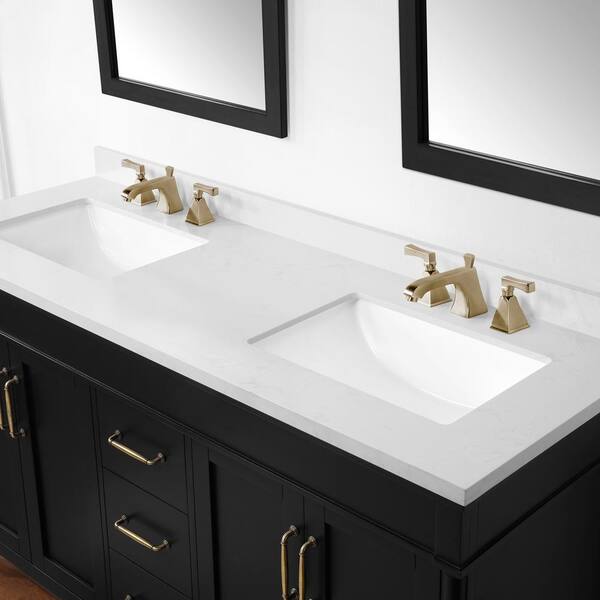 Martha Stewart Living Highfield 60 In, Bathroom Vanity Top With Sink 60 Inch Height