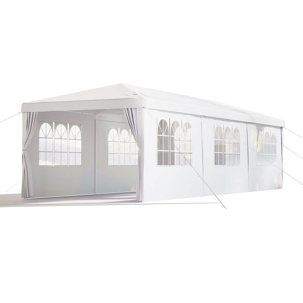 10 ft. x 30 ft. Party Tent Wedding Camping Canopy, Outdoor Patio Gazebo Pop