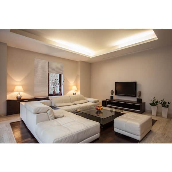 Redi Shade Cut-to-Size Cafe Cordless Light-Filtering Easy to Install Temporary Shades 48 in. W x 72