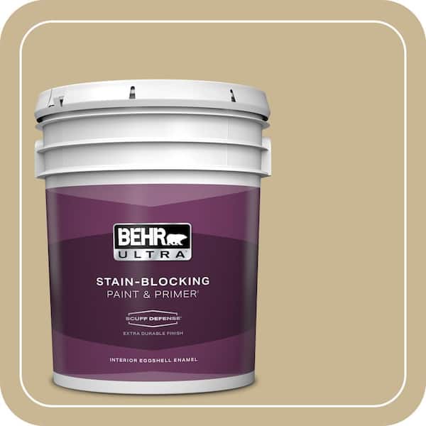 BEHR ULTRA 5 gal. #MQ2-30 Spring Wheat Extra Durable Eggshell Enamel Interior Paint & Primer