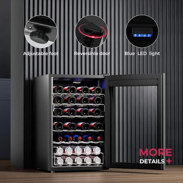 その他 Wine cooler SIMZLIFE 21 in. Wine Cellar, Dual Zone 45-Bottle