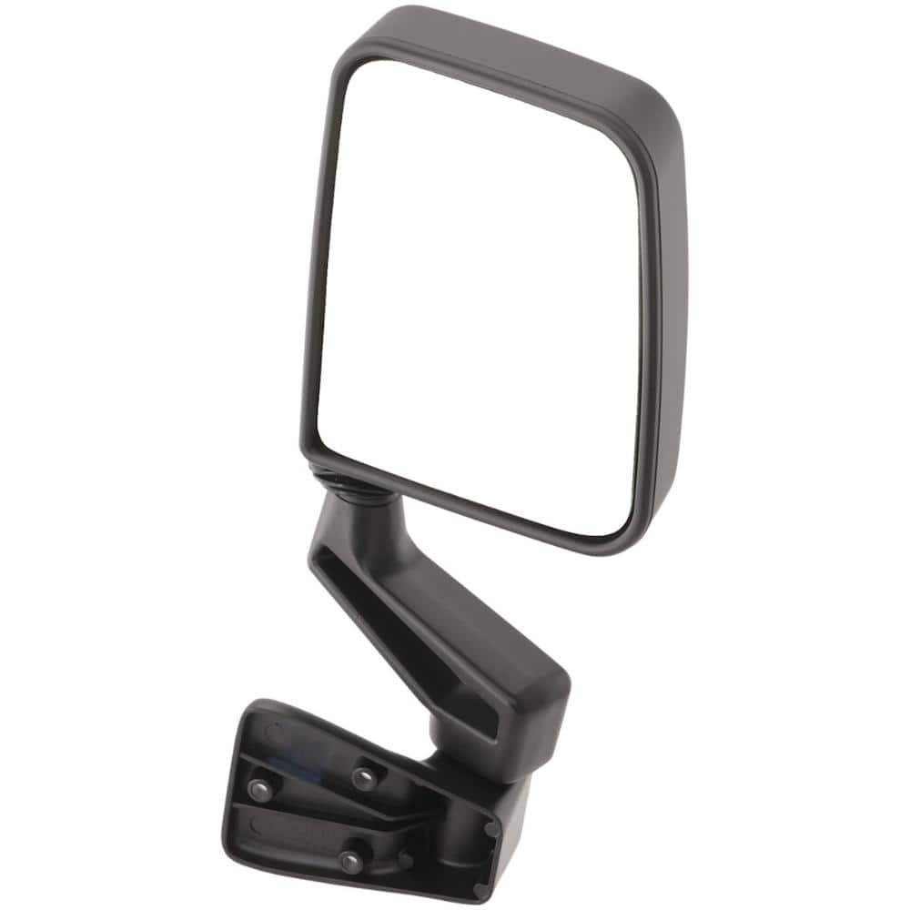 JC Whitney Mirror Compatible with Jeep Wrangler 1987-1995, 1997-2002 Full-Door Type Passenger Side With Manual Folding