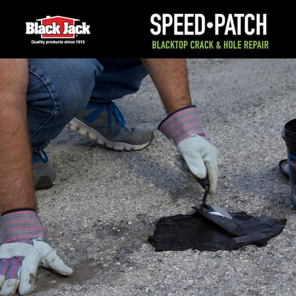 Black Jack 10 lbs. Speed-Patch Matte Black Water-Based Latex