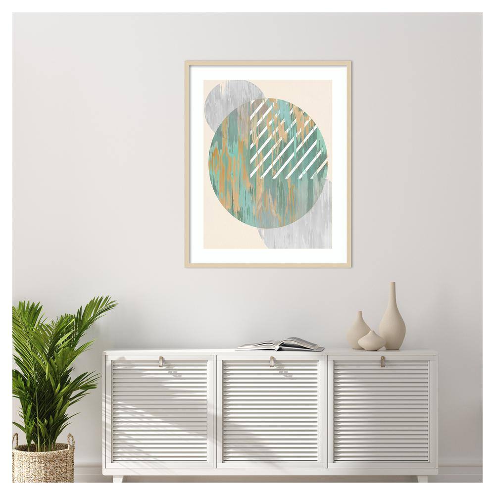 Sunlit Spectrum I Abstract Expressionism Framed Wall Art