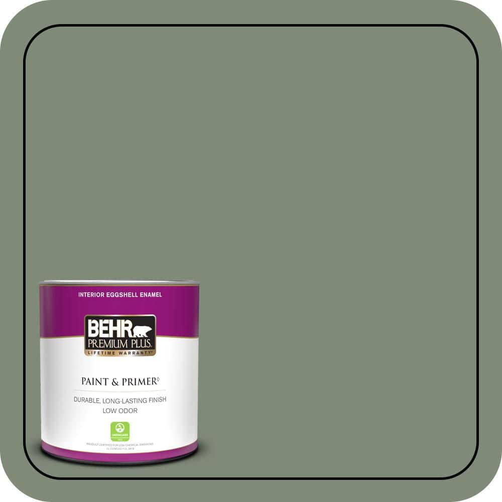 Have a question about BEHR PREMIUM PLUS 1 qt. #N400-5 Thai Basil