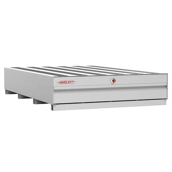 Pack Rat Truck Bed Storage White Steel Sliding Drawer Unit 72 in. x 48 in. x 13 in.