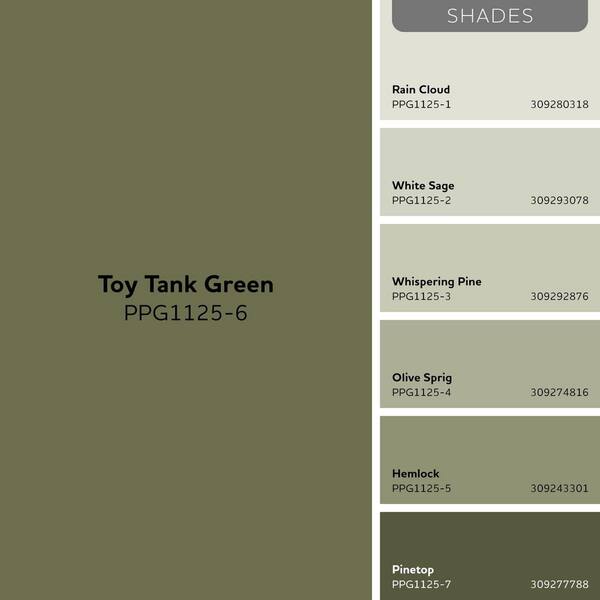 Glidden Premium 5 gal. PPG1125-6 Toy Tank Green Satin Exterior