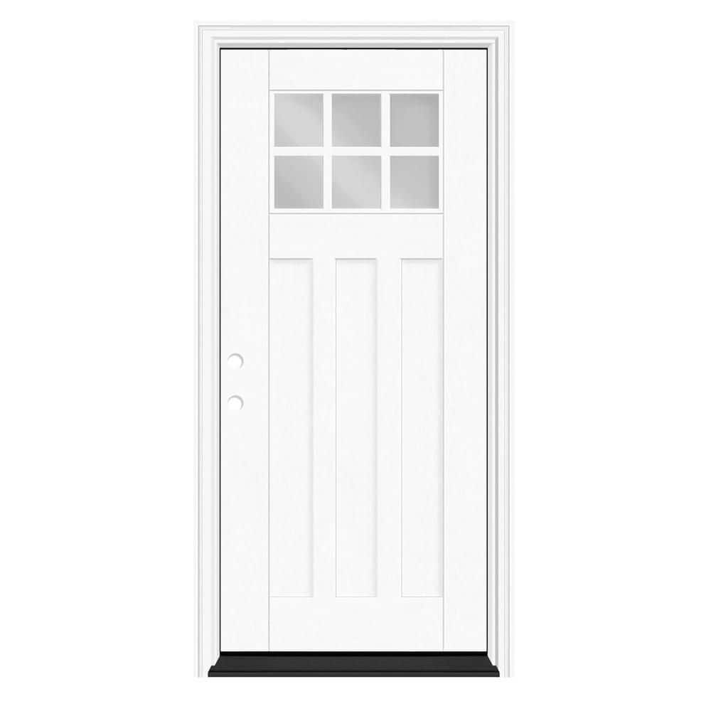 Regency 36 in. x 80 in. 6L Toplite Clear Glass RHIS Unfinished Mahogany Fiberglass Prehung Front Door with 6-9/16 Jamb price history on PriceWatchPro