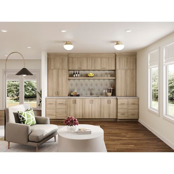 Hampton Bay Renly 18 in. W x 0.75 in. D x 30 in. H Assembled Slim