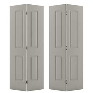 JELD-WEN 30 in. x 80 in. Caiman 2 Panel Vanilla Paint Hollow Core