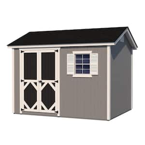 Classic Workshop 10 ft. x 10 ft. Outdoor Wood Storage Shed Precut Kit with Operable Window (100 sq. ft.)