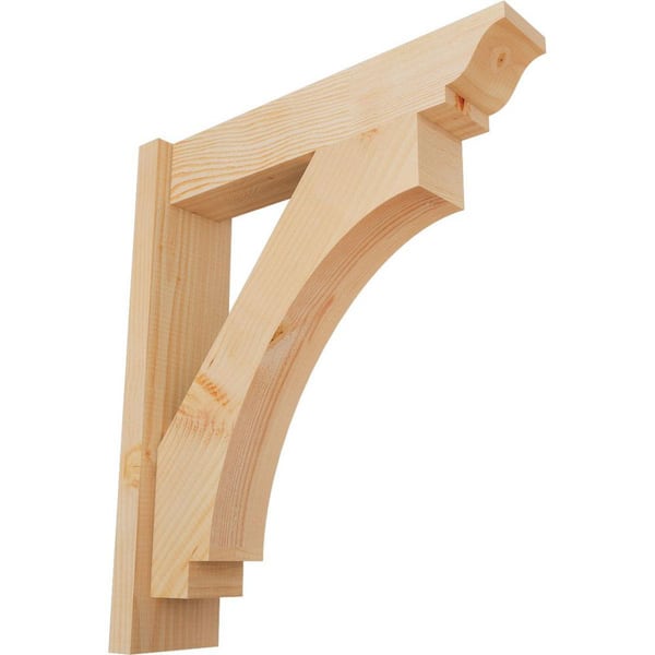 Ekena Millwork 6 in. x 26 in. x 22 in. Douglas Fir Imperial Traditional Smooth Outlooker