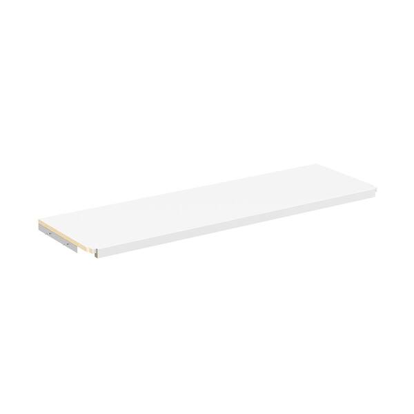 ClosetMaid Easentials 1-Shelf 48 in. White Wood Shelf Kit