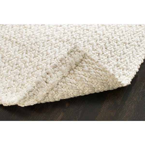 Freya White 4 x 6 ft. Jute Area Rug