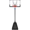 EXIT Polestar Adjustable Basketball Hoop - On Wheels - Green/Black - with  Dark Ring: : Sports & Outdoors